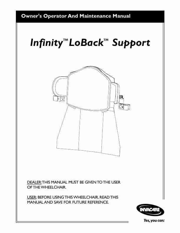 Invacare Wheelchair Infinity LoBack Support-page_pdf